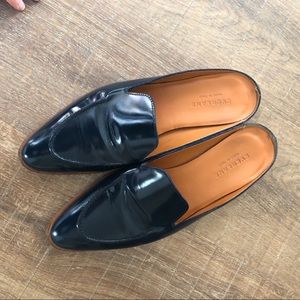 Everlane Navy Modern Loafer Mule